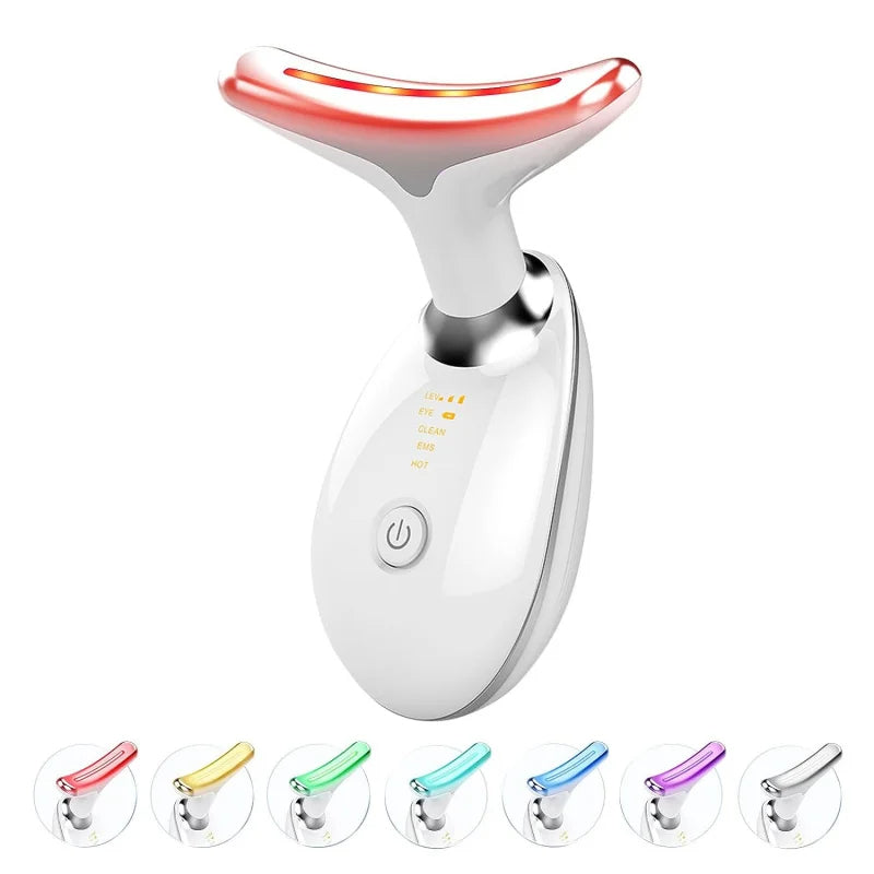 LiftaGlow™ – Masajeador Facial Reafirmante LED 7 en 1
